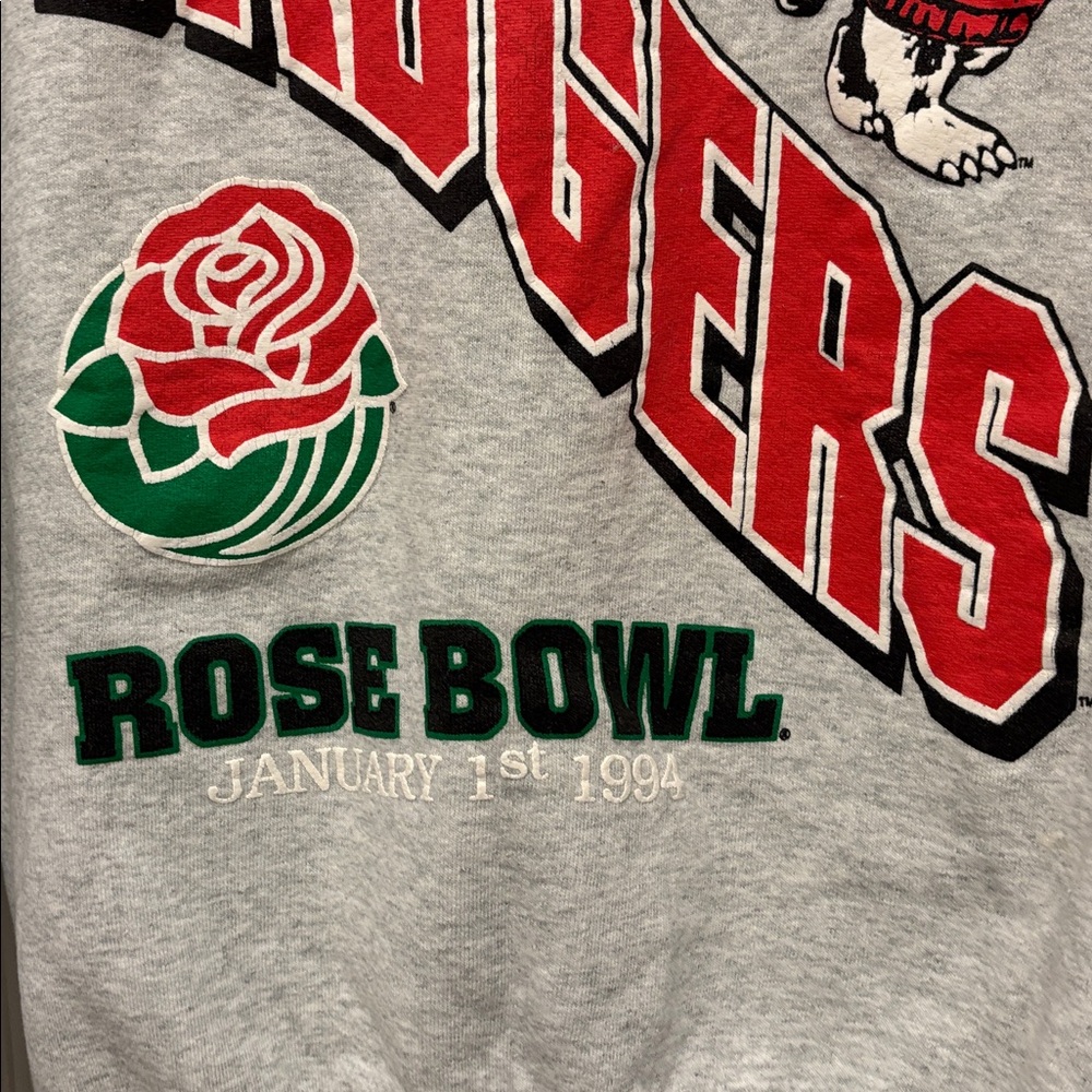 Vintage Wisconsin rose bowl sweatshirt - Picture 2 of 4